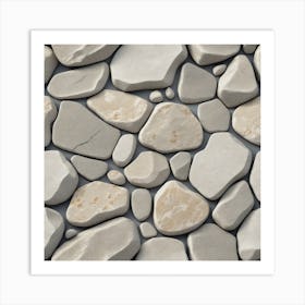 Stone Wall 30 Art Print