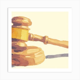 Gavel 1 Art Print