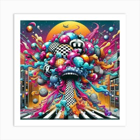 Psychedelic Art 53 Art Print