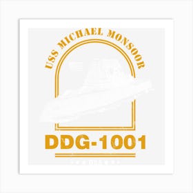 Ddg 1001 Uss Michael Monsoor Art Print