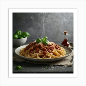 Spaghetti With Meat Sauce Art Print