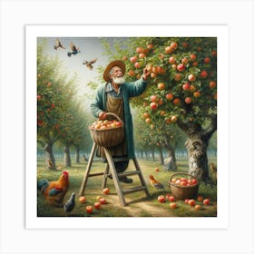 Apple Orchard Art Print