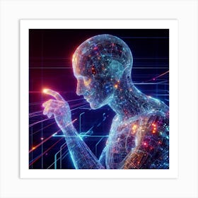 Humanoid Art Print