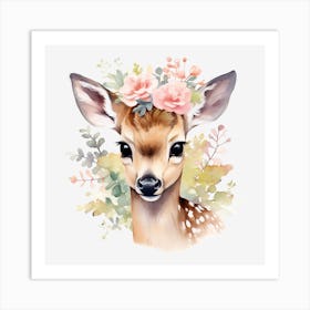 Cute Fawn 9 Art Print