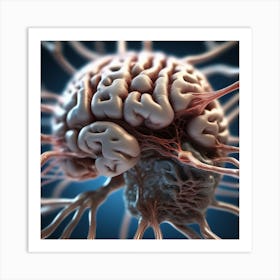 Human Brain 38 Art Print