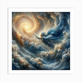 Angel Of The Sky Art Print