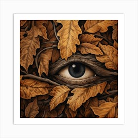 Eye Of The Forest 5 Art Print