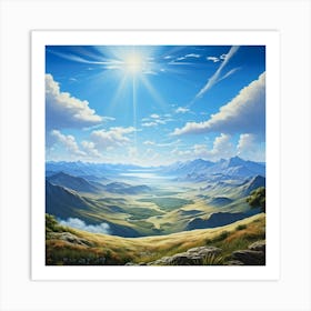 Landscape Painting 246 Art Print