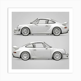 Porsche 911 Art Print