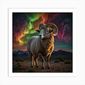 Aurora Ram 4 Art Print