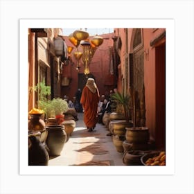 Islamic Architecture In Marrakech Art Print