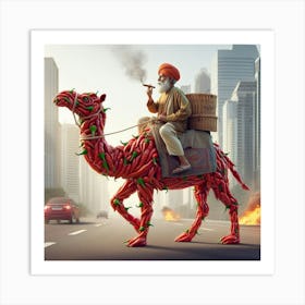 Ad For A Camel Art Print