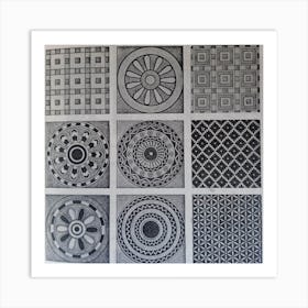 Tiling Patterns Art Print