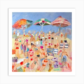 Day At The Beach Art Print