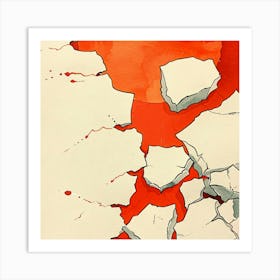 Cracks In The Wall Art Print