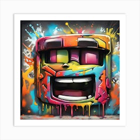 Graffiti Wall Art Art Print