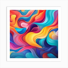 Abstract Background Art Print