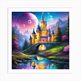 Cinderella Castle 17 Art Print