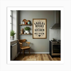 Caul'S Antique Kitchen Art Print