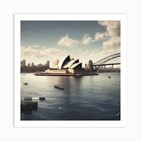 Stunning View Of The Sydney Opera House (3) Art Print