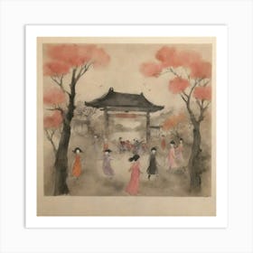 Asian Women 1 Art Print