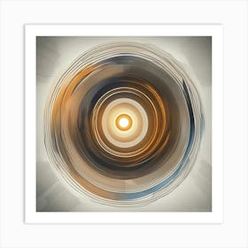 Abstract Circle Art Print