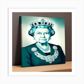 Queen Elizabeth Platinum Jubil Art Print