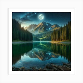 Night Landscape Art Print