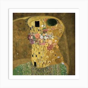 Kiss By Gustav Klimt Art Print