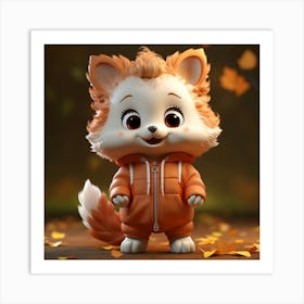 Cute Fox 113 Art Print