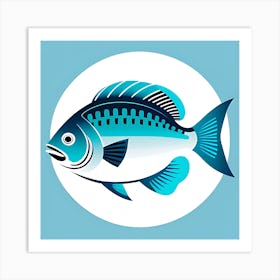 Fish In A Circle Art Art Print