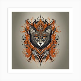 Wolf Head Art Print