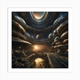 Futuristic City Art Print