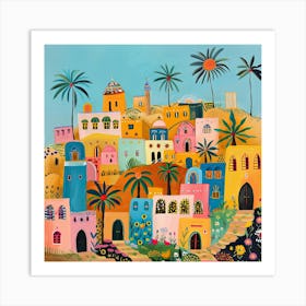 Kids Travel Illustration Yemen 2 Art Print