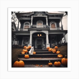 Halloween House 12 Art Print