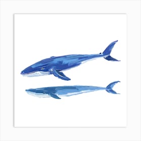 Blue Whale 07 Art Print