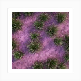 Purple Grass 2 Art Print