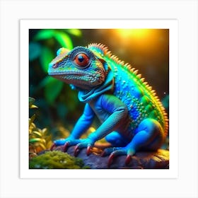 Chameleon2 Art Print