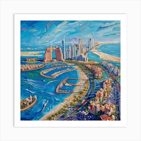 Dubai Cityscape 2 Art Print