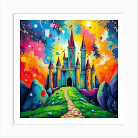 Castle In The Sky Art Print