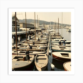 The Old Marina~Reimagined By Hall-O-Gram Creations, HallOGram, hallogramcreations, hallogram 11 Art Print