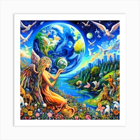 Angel Of The Earth Art Print