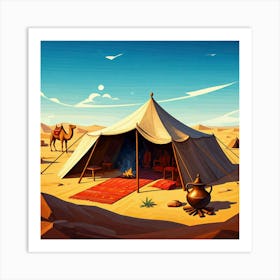 Sunny Bedouin Day Art Print