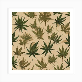 Default Default Retro Vintage Cannabis For Defferent Seasons A 2 Art Print