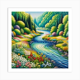 The River Art Print