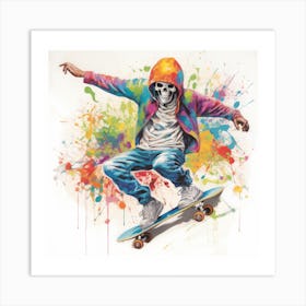 Skateboarder 1 Art Print