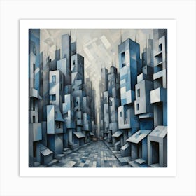 Futuristic City 13 Art Print