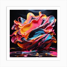 Abstract painting Art Print