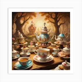 Tea Art 387 Art Print