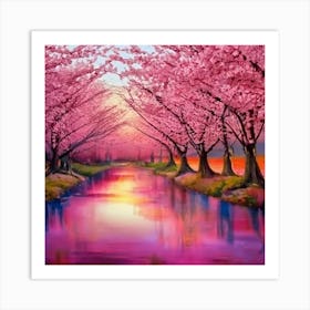 Cherry Blossoms Art Print